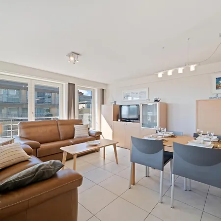 Crosswind - Lichtrijk App. Met Zijdelings Zeezicht Apartamento *